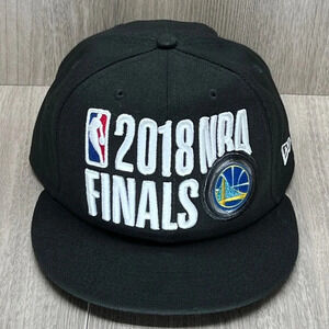 2018 NBA Finals Golden State Warriors New Era 9Fifty Cap Hat Mens One Size Black
